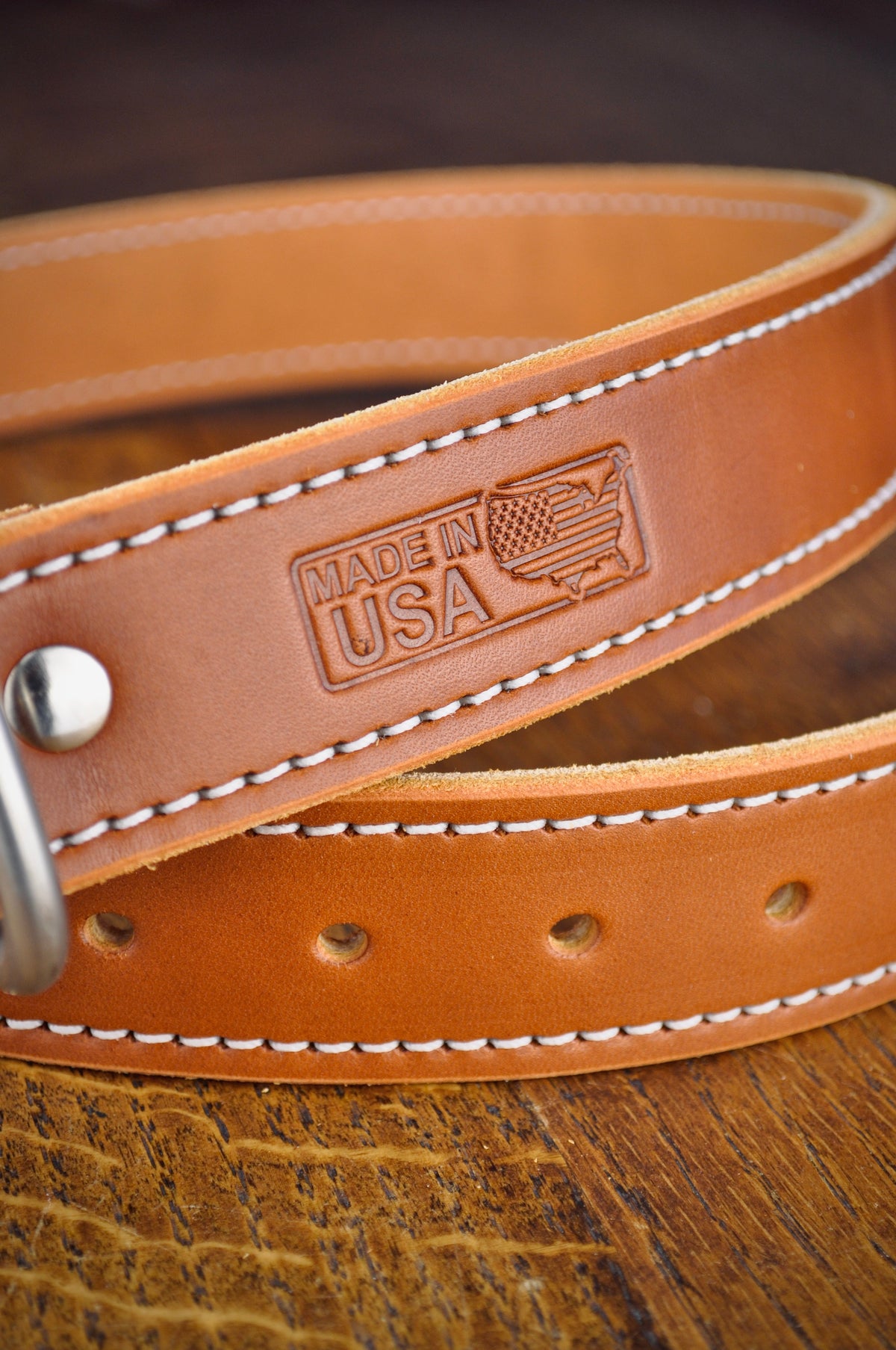 Whisky Mack Stitched Belt