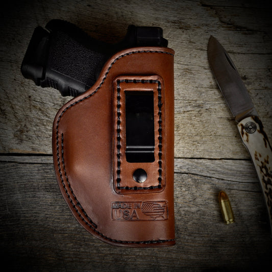 Concealed Carry Right Hand IWB Holster (Rust Brown)