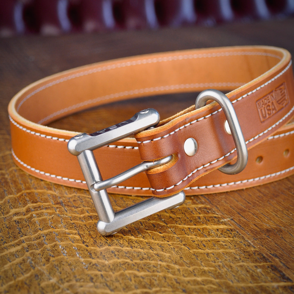Whisky Mack Stitched Belt