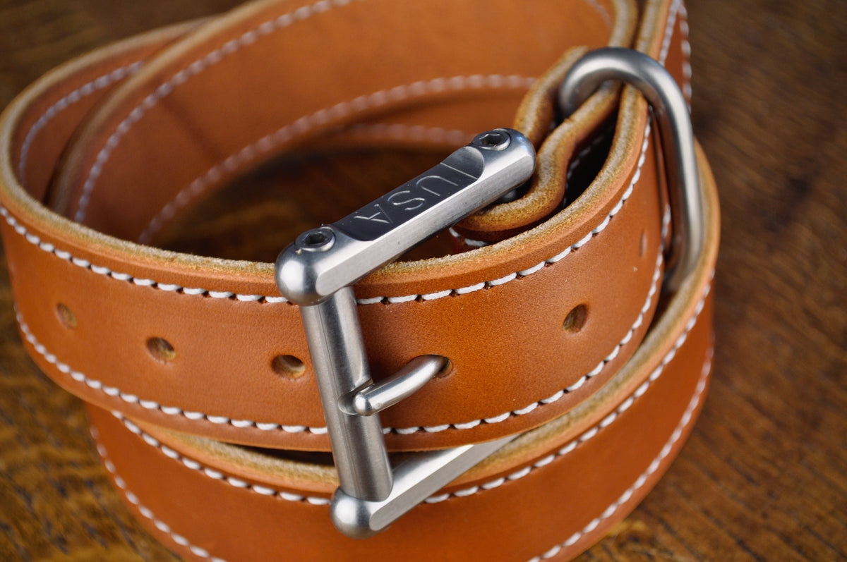 Whisky Mack Stitched Belt