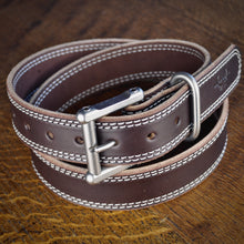 Load image into Gallery viewer, Double Oxblood Belt
